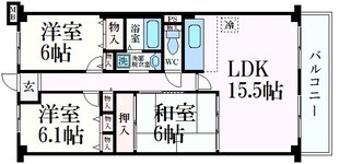 フォリア岡本の物件間取画像